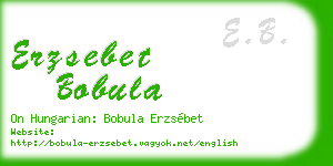 erzsebet bobula business card